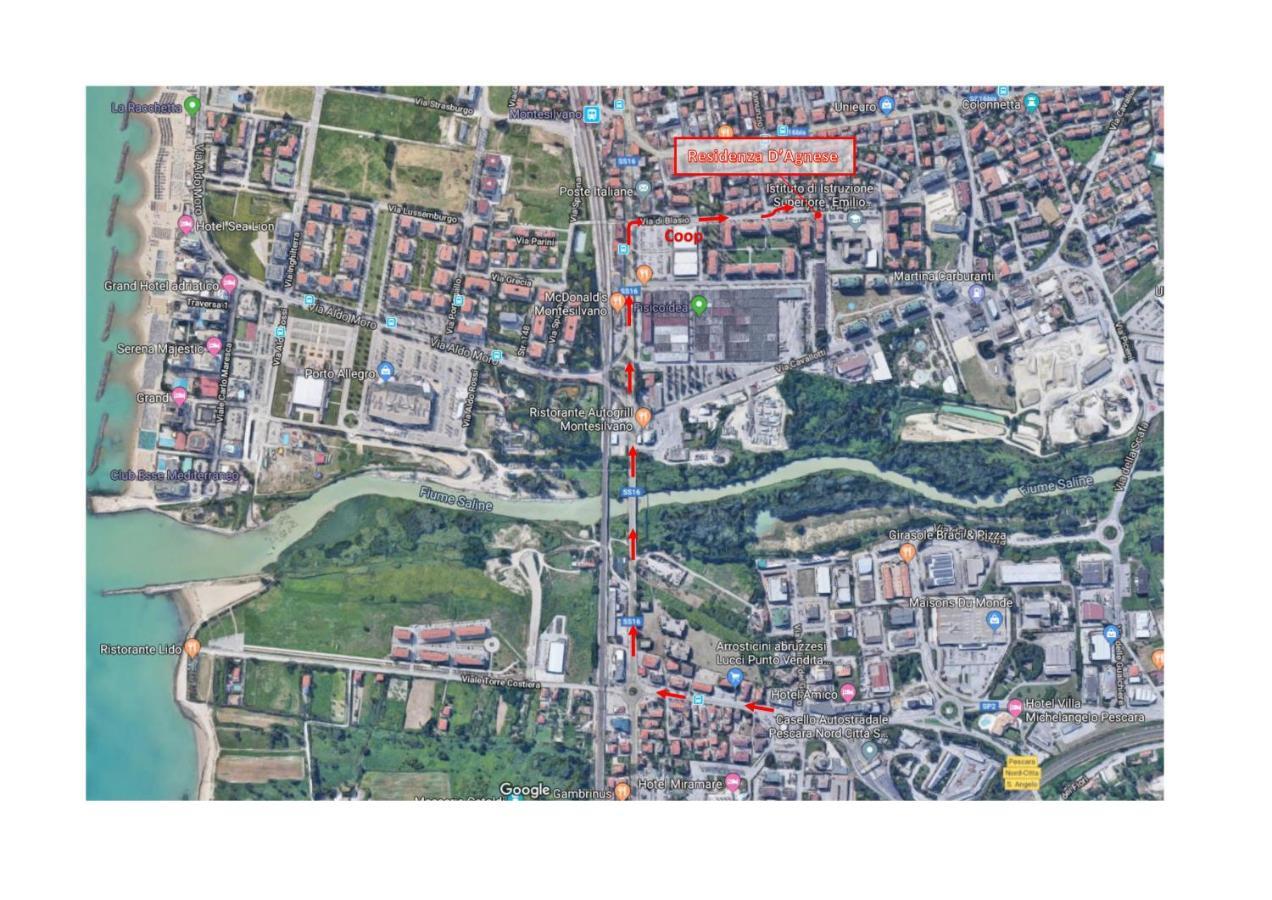 Residenza D'Agnese Lägenhet Montesilvano Marina Exteriör bild
